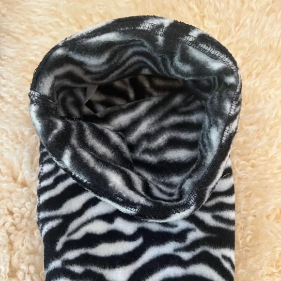 Hunter Original Tall MOUSTACHE Boot Socks Liner Zebra Black White Size US M/L - Picture 7 of 11